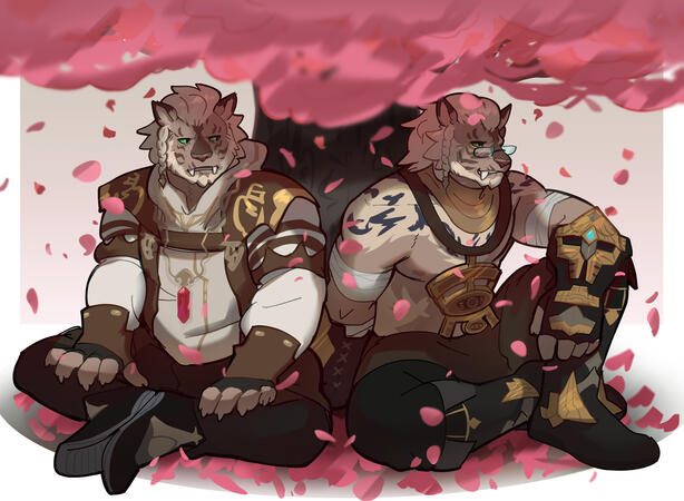 Full body x2 + shaded + background + high complexity