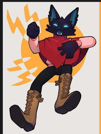 Full body + shaded