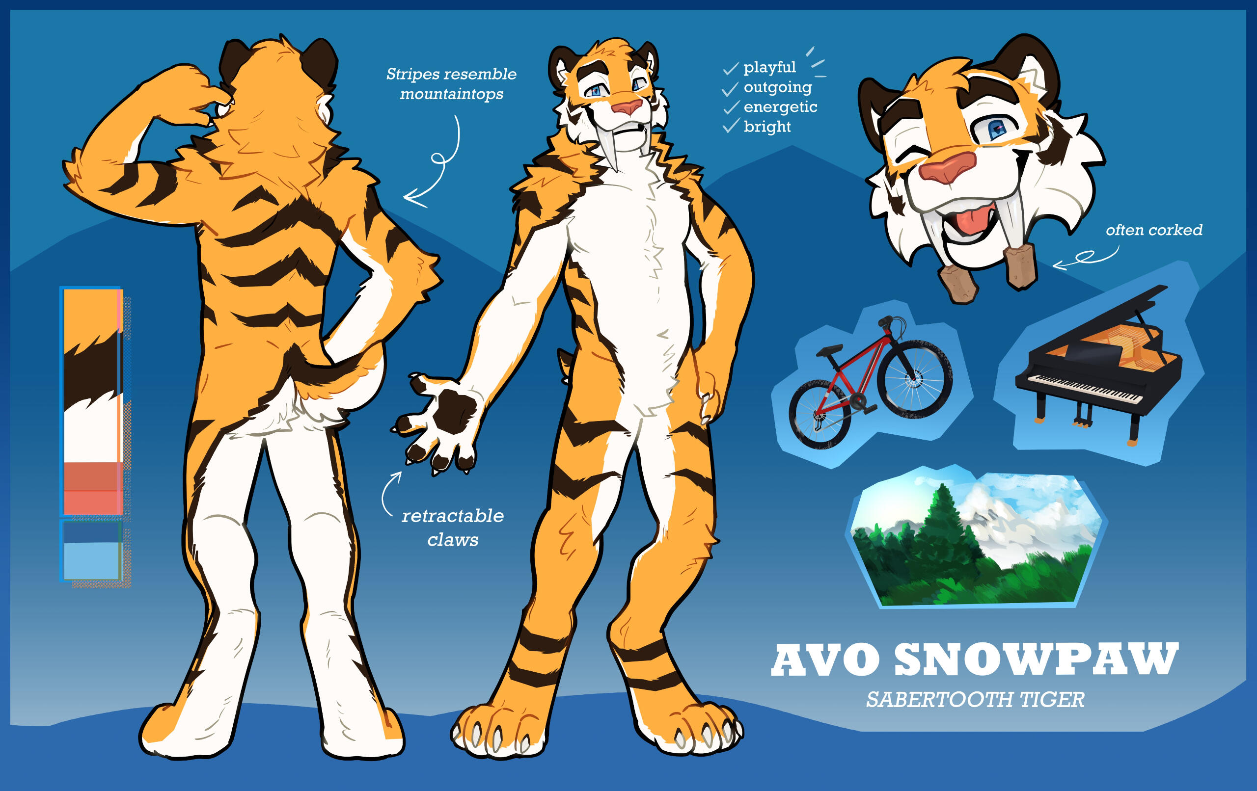 Comms+ style ref sheet